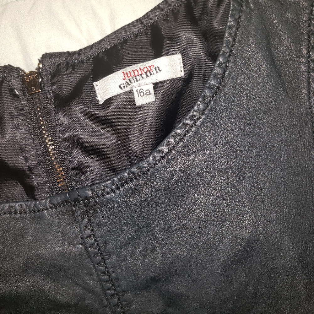Kids leather dress